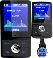 Transmitery FM - M006B TRANSMITER FM BLUETOOTH 2xUSB Quick Charge LCD KOLOR BC43 - miniaturka - grafika 1