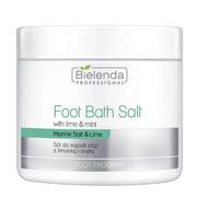 Bielenda Professional Foot Bath Salt With Lime & Mint sól do kąpieli stóp z limonką i miętą 600g