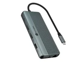 Huby USB - ICY BOX 12w1 4xUSB, RJ45, Jack, HDMI, VGA 3xPD 3.0 100W IB-DK4062-CPD - miniaturka - grafika 1