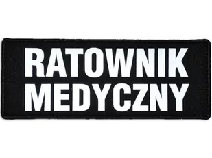 Emblemat Ratownik Medyczny Odblaskowy Na Rzepie 13 X 5 Cm - Odzież medyczna - miniaturka - grafika 1
