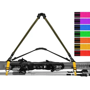 Paski szelki uprząż do noszenia nart i kijków Snowsport - Sporty zimowe - akcesoria - miniaturka - grafika 1