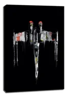 Obrazy i zdjęcia na płótnie - Star Wars Gwiezdne Wojny X-Wing Fighter - obraz na płótnie Wymiar do wyboru: 61x91,5 cm - miniaturka - grafika 1