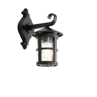 Lampy ogrodowe - QAZQA Klassieke buiten wandlantaarn zwart IP44 - Herb - miniaturka - grafika 1