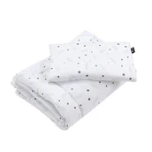 Pościel dla dzieci - Pościel bawełniana z wypełnieniem 80x100 w kropki i listki - miniaturka - grafika 1