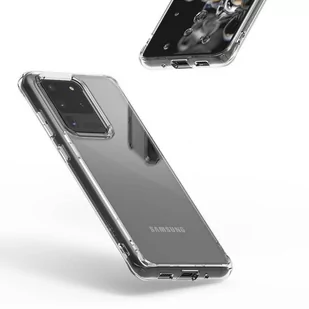 Ringke Fusion etui pokrowiec z żelową ramką Samsung Galaxy S20 Ultra czarny (FSSG0076) - Etui i futerały do telefonów - miniaturka - grafika 2