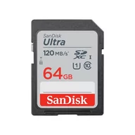 Karty pamięci - SanDisk Ultra SDXC 64GB 120MB/s Class 10 UHS-I - miniaturka - grafika 1