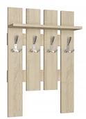 Wieszaki i stojaki - Wieszak Ścienny Pionowy Z Półką Dąb Sonoma N1-K05 - miniaturka - grafika 1