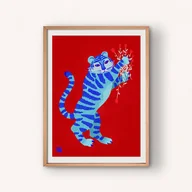 Obrazy i zdjęcia na płótnie - Bai-hu tiger - miniaturka - grafika 1