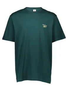 Reebok Koszulka w kolorze ciemnozielonym - Koszulki męskie - miniaturka - grafika 1