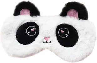 Panda Maska do spania Maska do spania Maska na oczy do spania Jedwabna nowość Prezenty Śmieszna osłona oczu Opaska na oczy-doskonała - Akcesoria do bielizny - miniaturka - grafika 1