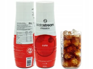 SYROP KONCENTRAT COLA CLASSIC DO SATURATORA SODASTREAM 9L NAPOJU z 440ml - Syropy i koncentraty owocowe - miniaturka - grafika 1