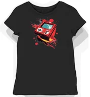 Koszulki i topy damskie - Koszulka damska czarna z motywem czerwonego kontrolera arcade M - miniaturka - grafika 1