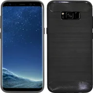 Etui i futerały do telefonów - cofi1453® Etui silikonowe Carbon kompatybilne z Samsung Galaxy S8 PLUS (G955F) Etui TPU Miękkie etui na telefon komórkowy Pokrowiec ochronny Czarny - miniaturka - grafika 1