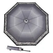 Parasole - Parasolka składana damska szara centki pokrowiec - miniaturka - grafika 1