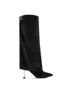 Kozaki damskie - Juicy Couture Kozaki EO-R24SS94662 Czarny - miniaturka - grafika 1