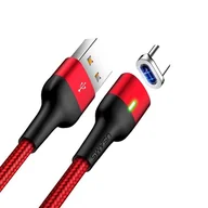 Kable USB - USAMS Szybki Kabel Usb Typ-c 100CM Magnetyczny - miniaturka - grafika 1