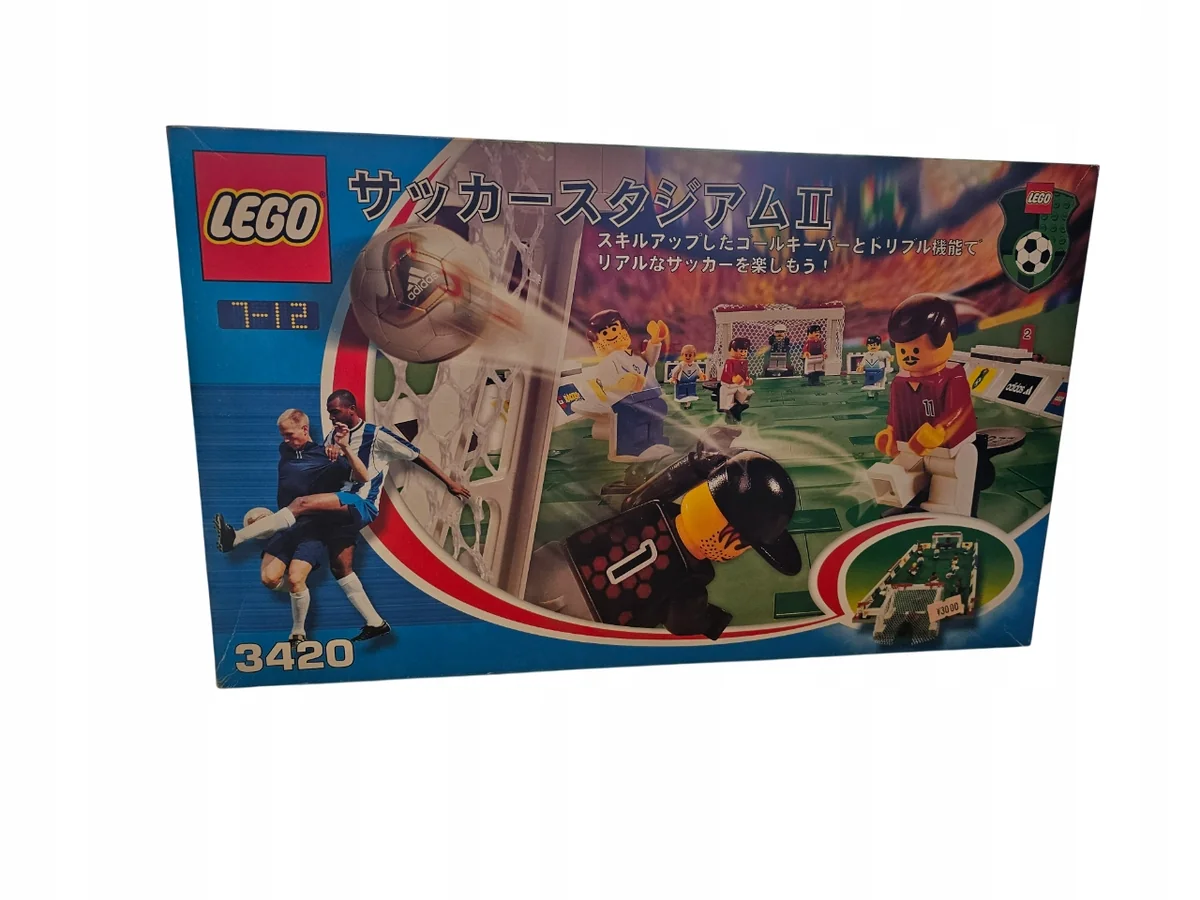 LEGO Sports 3420 Piłka nożna Japońska wersja TOTALNY UNIKAT MISB 2002