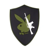 Odzież taktyczna i umundurowanie - 101 Inc. - Naszywka 3D - Playboy Gun - 444130-7207 - miniaturka - grafika 1