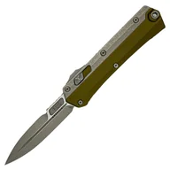 Noże - Nóż automatyczny OTF Microtech Glykon Bayonet OD Green Aluminium/Apocalyptic Titanium, Apocalyptic M390 by Tony and Sean Marfione (184-10APOD) - miniaturka - grafika 1