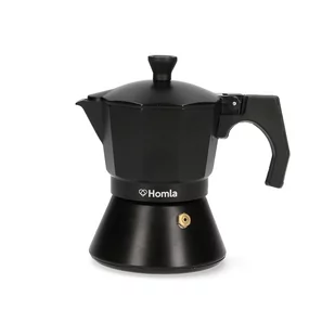 Kawiarka Homla Mia Mokka, 3 filiżanki, 150 ml, czarna - Zaparzacze i kawiarki - miniaturka - grafika 1