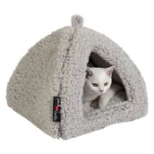 Legowiska dla kotów - Jack and Vanilla Legowisko igloo Shell, 37x37x37 cm, szary muszelkowy - miniaturka - grafika 1