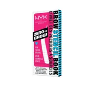 Akcesoria i kosmetyki do stylizacji brwi - NYX PROFESSIONAL MAKEUP ZERO TO BROW ZESTAW SZABLONÓW DO BRWI THICK BROWS - miniaturka - grafika 1