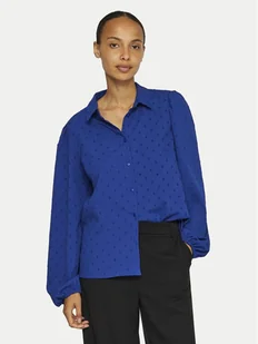 Vila Koszula Brietta 14102572 Niebieski Regular Fit - Koszule damskie - miniaturka - grafika 1