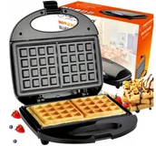 Gofrownice - Solidna Gofrownica Opiekacz Do Gofrów Gofry 750W - miniaturka - grafika 1