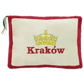 Maskotki i pluszaki - Poduszka Kraków czerwona 34x24cm - miniaturka - grafika 1