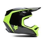 Kaski motocyklowe - Kask Cross FOX V1 Flow Czarny/ŻółtyXL - miniaturka - grafika 1