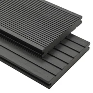 Tapety - shumee Deski tarasowe z litego WPC z akcesoriami 30 m 2,2 m szare - miniaturka - grafika 1