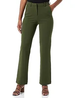 Spodnie damskie - Bestseller A/S Damskie spodnie VMZAMIRA MR Slim Straight Pant GA NOOS, Rifle Green, S/32, Rifle Green, S x 32L - miniaturka - grafika 1
