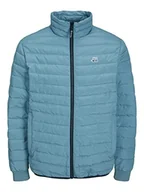 Kurtki męskie - JACK & JONES Męska kurtka pikowana Jcologan Puffer Collar, Mountain Spring, M - miniaturka - grafika 1