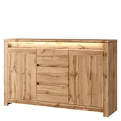 Komody - Komoda 2D3S Clover Mebel Bos Dąb Wotan - miniaturka - grafika 1