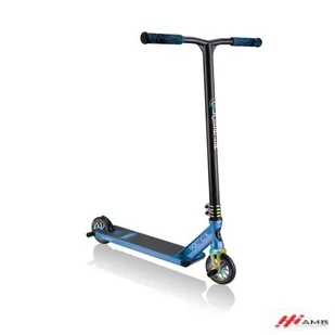Globber Hulajnoga wyczynowa STUNT GS 900 Deluxe Black Blue NEO - Hulajnogi - miniaturka - grafika 1