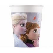 Urodziny dziecka - PROCOS DISNEY Kubeczki urodzinowe Frozen 2 - Kraina Lodu 2 - 200 ml - 8 szt. 91127 - miniaturka - grafika 1