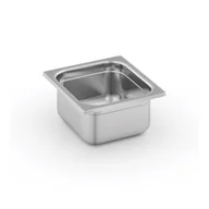 Pojemniki i kosze gastronomiczne - B2B Partner Pojemnik gastronomiczny ze stali nierdzewnej GN 2/3, 353x325x150 mm - miniaturka - grafika 1