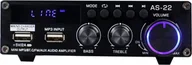 Wzmacniacze - Blitzwolf Wzmacniacz audio AS-22, 45W, Bluetooth 5.0, USB + pilot czarny - miniaturka - grafika 1