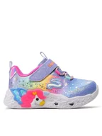 Buty dla dziewczynek - Skechers Sneakersy Twilight Dream 302681N/BLMT Fioletowy - miniaturka - grafika 1