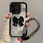 Inne - TEMU Stylowe Etui na Telefon z Muszką dla OPPO REALME C53/RealmeNarzoN53/RealmeC51/RealmeNote50/RealmeC51s (Uniwersalne, Wielomodowe). Szyjka do - miniaturka - grafika 1