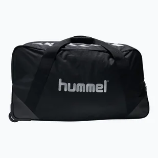 Torba podróżna Hummel Team Trolley 134 l black - Piłka nożna - miniaturka - grafika 1
