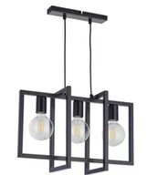 Lampy sufitowe - Sigma LAMPA wisząca EDEN 32235 metalowa OPRAWA zwis do salonu czarny - miniaturka - grafika 1