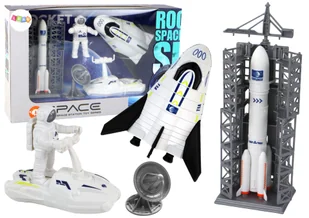 Misja Kosmiczna Zestaw Kosmos Rakieta Astronauta Statek Kosmiczny 5 ele - Figurki dla dzieci - miniaturka - grafika 1