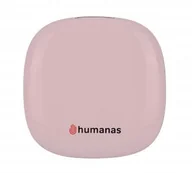 Lusterka do makijażu - Lusterko kosmetyczne Humanas HS-PM01 z podświetleniem LED - różowe - miniaturka - grafika 1