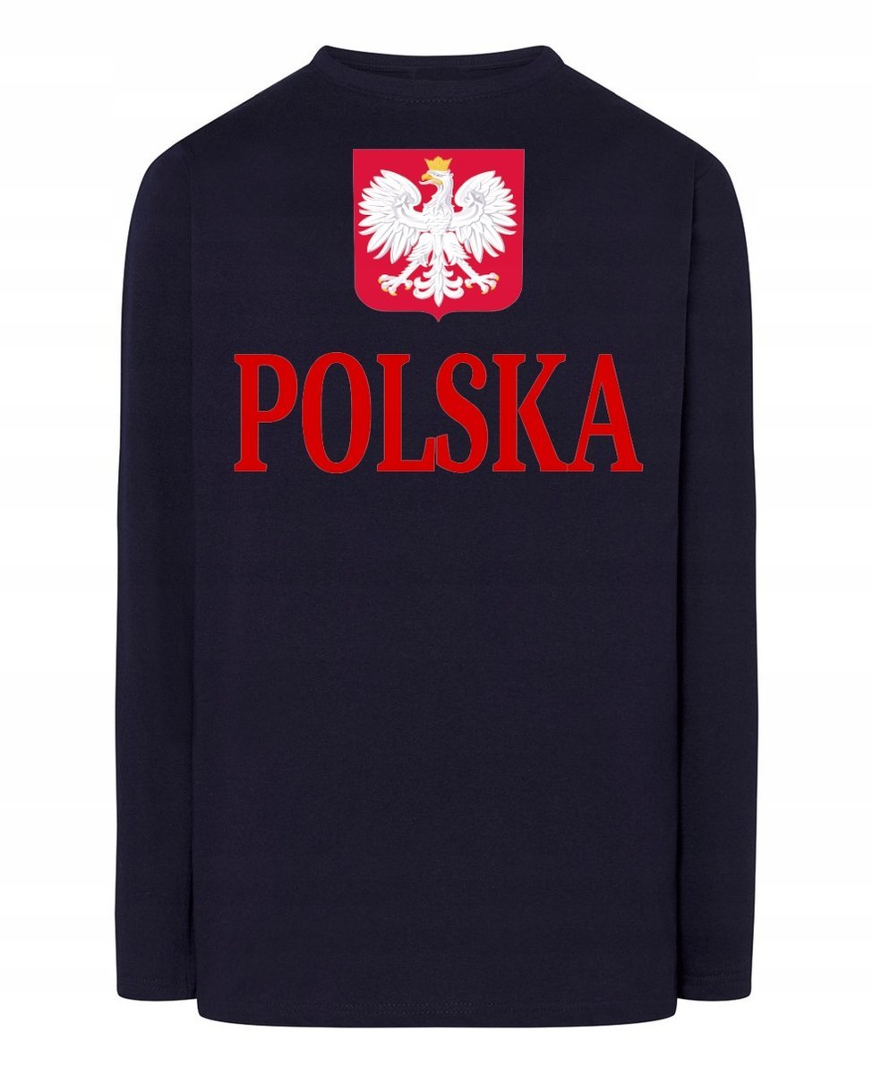 Longsleeve Kibica nadruk POLSKA Rozm.3XL