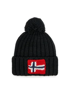 Napapijri Czapka Semiury 5 NP0A4GKB Czarny - Czapki męskie - miniaturka - grafika 1