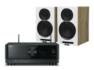 Zestawy stereo - Yamaha RX-V6A (czarny) + Uni-Fi Reference B6 (biały) - miniaturka - grafika 1