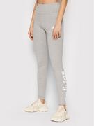 Spodnie sportowe damskie - Adidas Legginsy Loungewear Essentials Logo GL0638 Szary Slim Fit - miniaturka - grafika 1