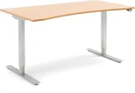 Biurka - Biurko ECOabc Flexus Jasnobrązowe 160 cm x 80 cm - miniaturka - grafika 1