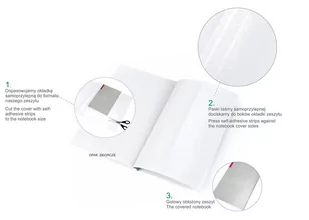 Panta Plast Okładka na zeszyt samoprzylepna B5 (10szt) - Szkolne artykuły papiernicze - miniaturka - grafika 1